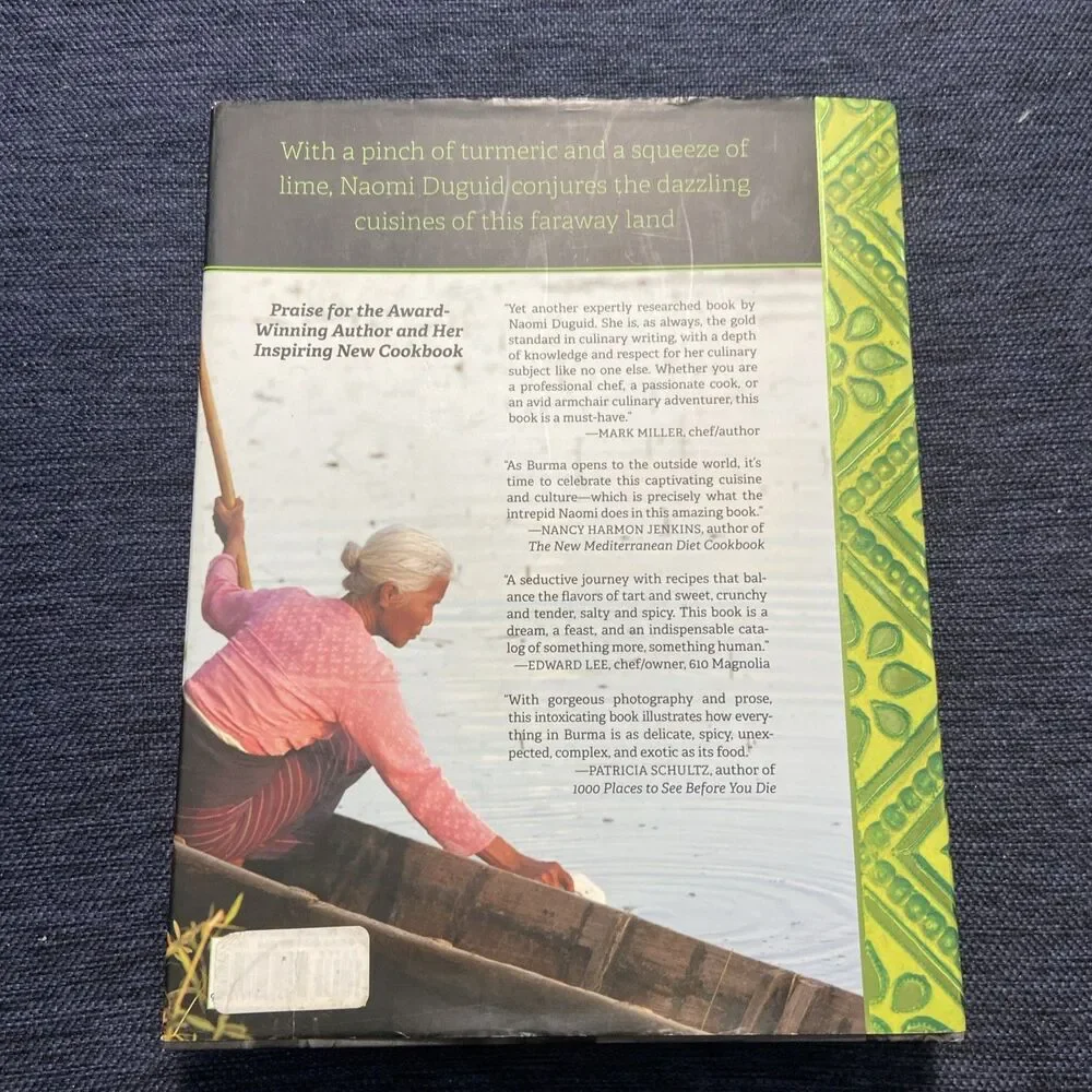 Burma : Rivers of Flavor by Naomi Duguid (2012) 1st Edition HC Damage To DJ